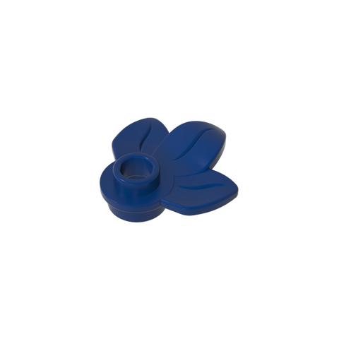 Gobricks,Plant, Plate 1 x 1 Round with 3 Leaves,32607
