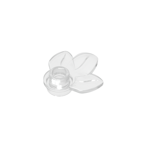 Gobricks,Plant, Plate 1 x 1 Round with 3 Leaves,32607