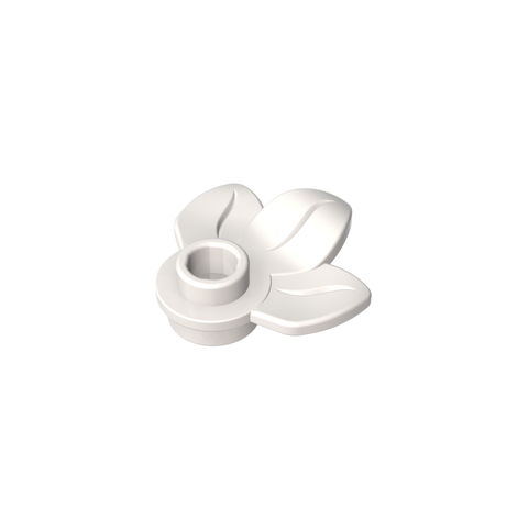 Gobricks,Plant, Plate 1 x 1 Round with 3 Leaves,32607
