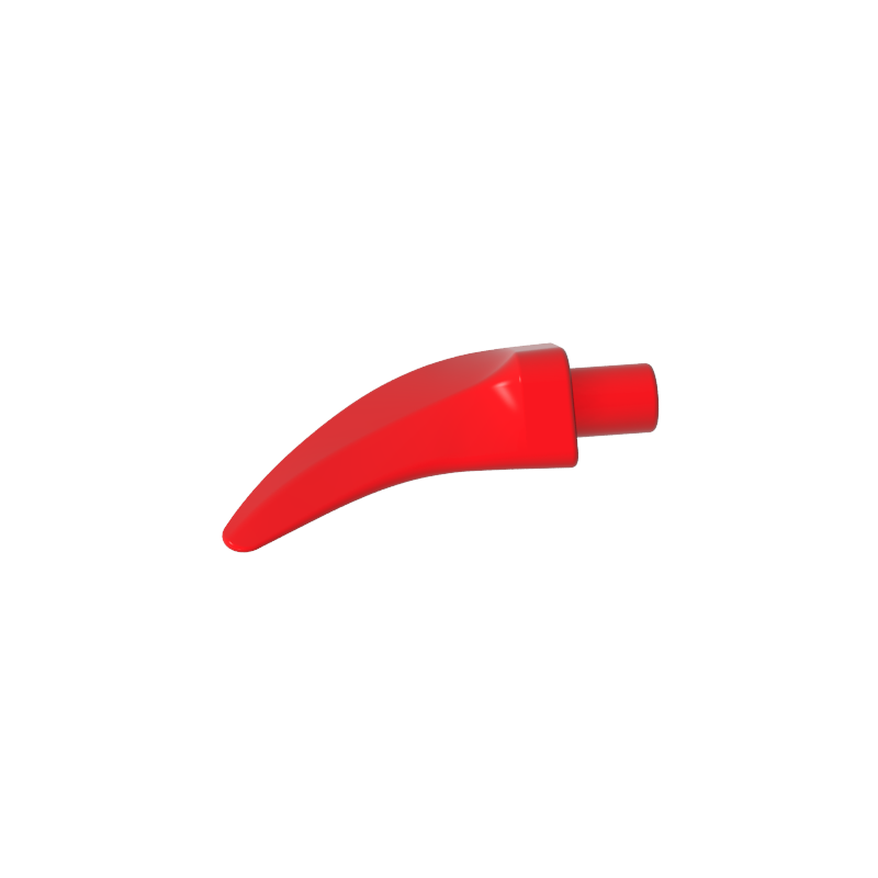 Gobricks,Animal Body Part, Barb/ Claw/ Tooth/ Talon/ Horn, Medium,87747,93788