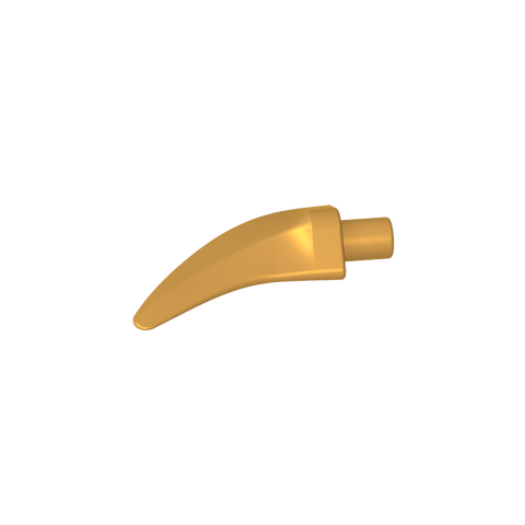 Gobricks,Animal Body Part, Barb/ Claw/ Tooth/ Talon/ Horn, Medium,87747,93788