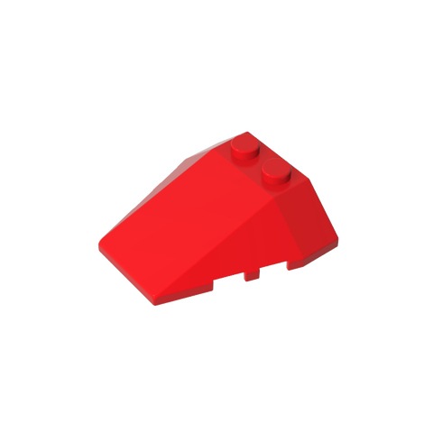 Gobricks,Wedge Sloped 4 x 4 Triple, No Stud Notches,6069,48933