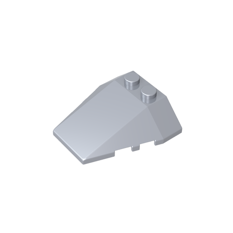 Gobricks,Wedge Sloped 4 x 4 Triple, No Stud Notches,6069,48933