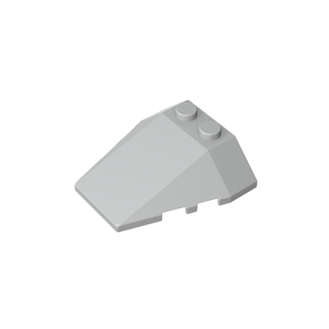 Gobricks,Wedge Sloped 4 x 4 Triple, No Stud Notches,6069,48933