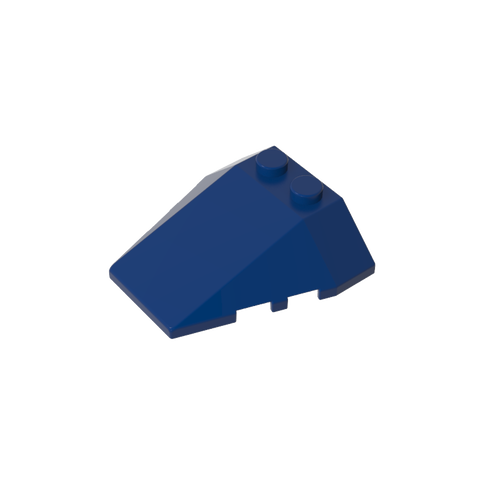 Gobricks,Wedge Sloped 4 x 4 Triple, No Stud Notches,6069,48933