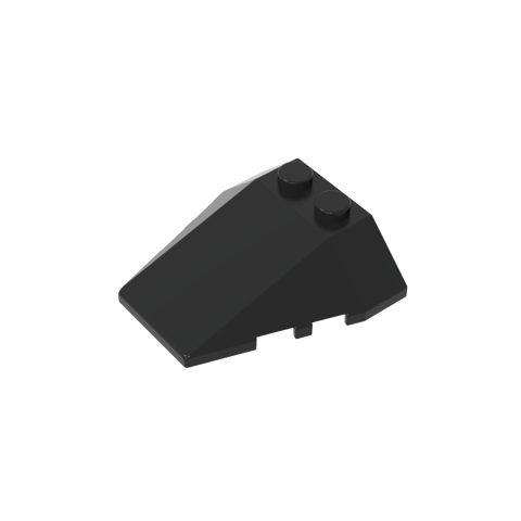 Gobricks,Wedge Sloped 4 x 4 Triple, No Stud Notches,6069,48933