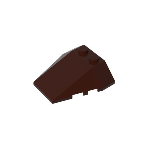 Gobricks,Wedge Sloped 4 x 4 Triple, No Stud Notches,6069,48933