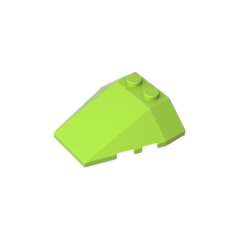 Gobricks,Wedge Sloped 4 x 4 Triple, No Stud Notches,6069,48933