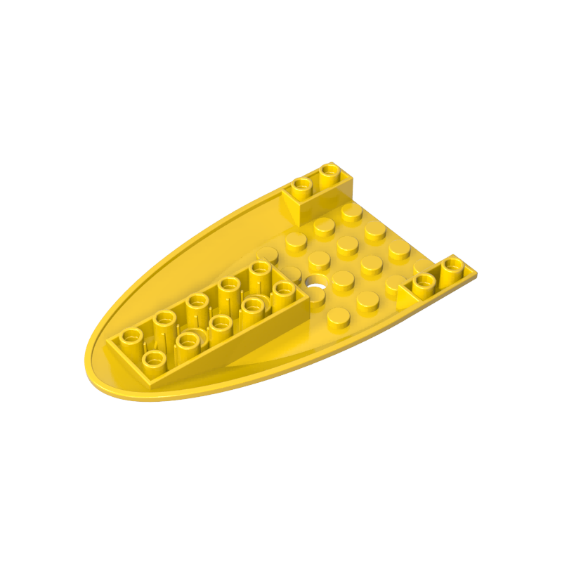 Gobricks,Aircraft Fuselage Curved Forward 6 x 10 Bottom,87611