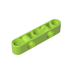 Technic Beam 1 x 5 Thick with Alternating Holes,gds1591