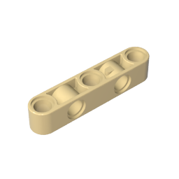 Technic Beam 1 x 5 Thick with Alternating Holes,gds1591