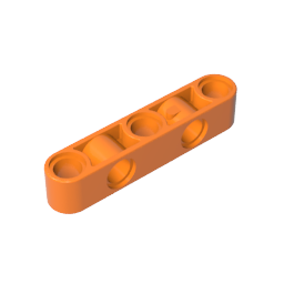 Technic Beam 1 x 5 Thick with Alternating Holes,gds1591