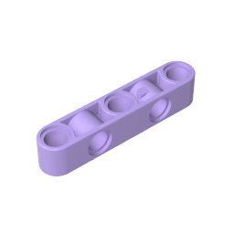 Technic Beam 1 x 5 Thick with Alternating Holes,gds1591