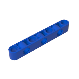 Technic Beam 1 x 7 Thick with Alternating Holes,gds1592