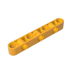 Technic Beam 1 x 7 Thick with Alternating Holes,gds1592