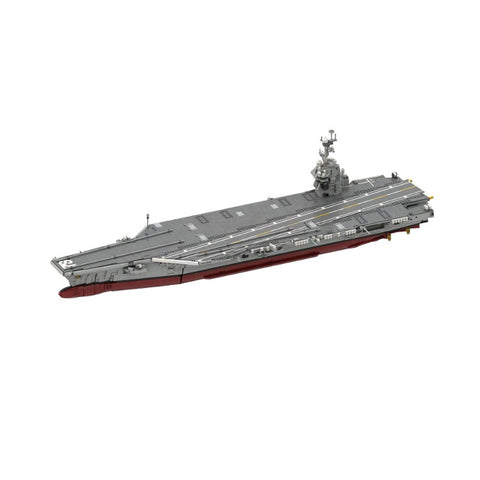 (Gobricks version) 5971pcs MOC-192566 CVN-78 Gerald R. Ford | Aircraft Carrier - 1:300 Scale