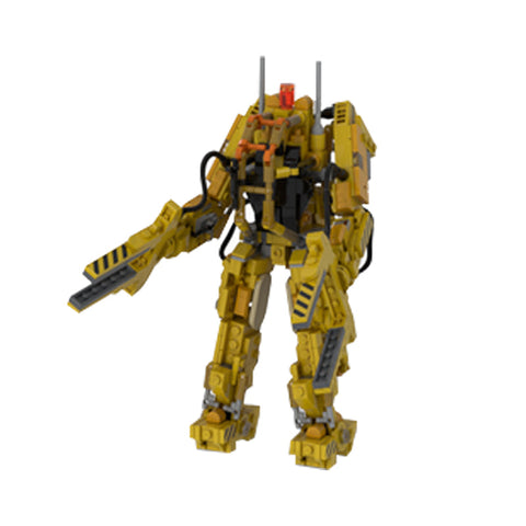 (Gobricks version) 577pcs MOC-129373 Micro Aliens Series PART V: Mini size P-5000 powered work loader