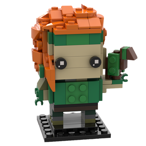 (Gobricks version) 189pcs MOC-116276 VALORANT Skye Brickheadz