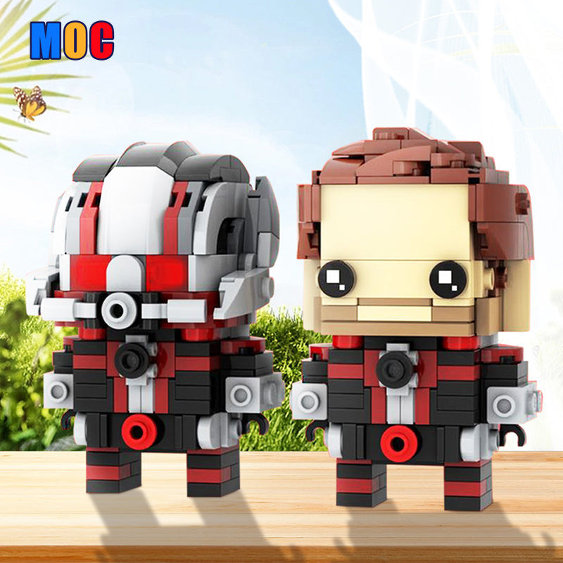 (Gobricks version)MOC-139898 Ant-Man Brickheadz  MOC - Ant-Man and the Wasp: Quantumania