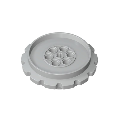 Gobricks,Technic Tread Sprocket Wheel Large Diameter 7 Holes,42529