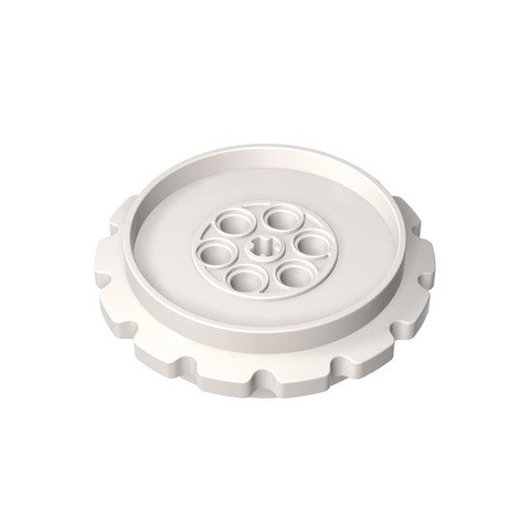 Gobricks,Technic Tread Sprocket Wheel Large Diameter 7 Holes,42529
