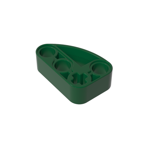 Gobricks,Technic Beam 2 x 3 L-Shape with Quarter Ellipse Thick,71708