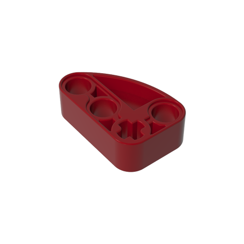 Gobricks,Technic Beam 2 x 3 L-Shape with Quarter Ellipse Thick,71708