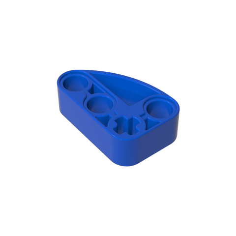 Gobricks,Technic Beam 2 x 3 L-Shape with Quarter Ellipse Thick,71708