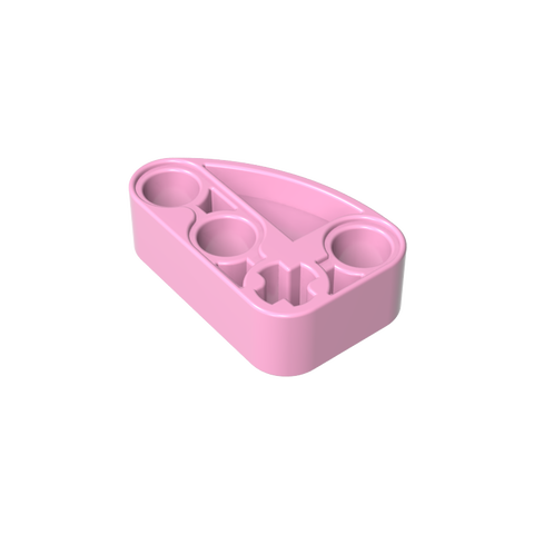 Gobricks,Technic Beam 2 x 3 L-Shape with Quarter Ellipse Thick,71708