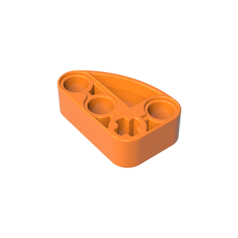 Gobricks,Technic Beam 2 x 3 L-Shape with Quarter Ellipse Thick,71708