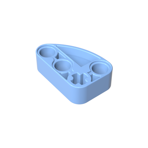 Gobricks,Technic Beam 2 x 3 L-Shape with Quarter Ellipse Thick,71708