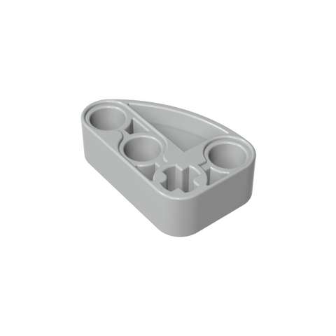 Gobricks,Technic Beam 2 x 3 L-Shape with Quarter Ellipse Thick,71708