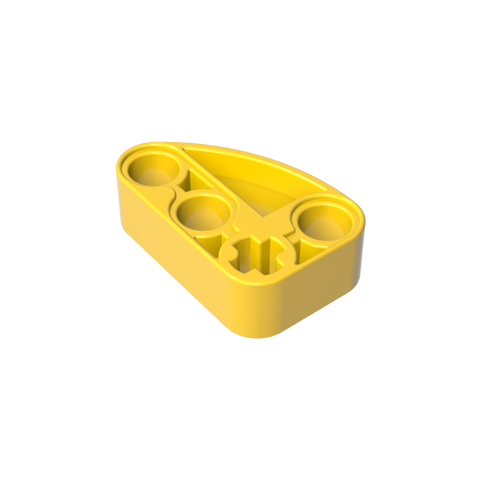 Gobricks,Technic Beam 2 x 3 L-Shape with Quarter Ellipse Thick,71708