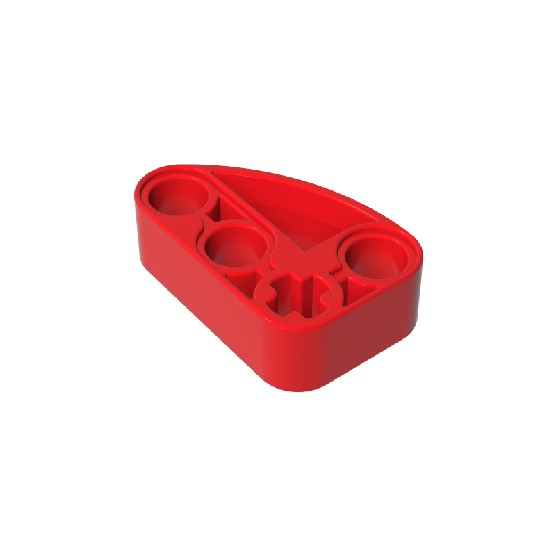 Gobricks,Technic Beam 2 x 3 L-Shape with Quarter Ellipse Thick,71708