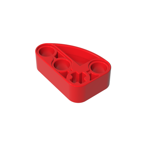 Gobricks,Technic Beam 2 x 3 L-Shape with Quarter Ellipse Thick,71708