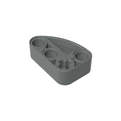 Gobricks,Technic Beam 2 x 3 L-Shape with Quarter Ellipse Thick,71708