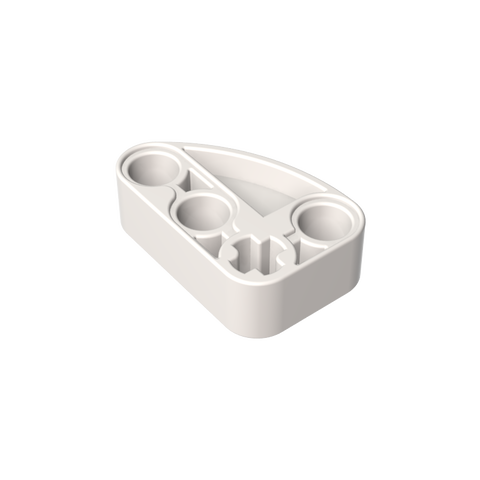 Gobricks,Technic Beam 2 x 3 L-Shape with Quarter Ellipse Thick,71708