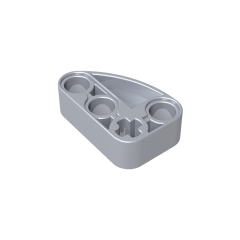 Gobricks,Technic Beam 2 x 3 L-Shape with Quarter Ellipse Thick,71708