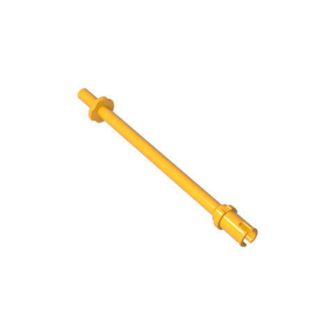Gobricks,Bar 8L - Two Stop Rings/ One Pin, Technic Figure Ski Pole [Flat End],gds2019,2714