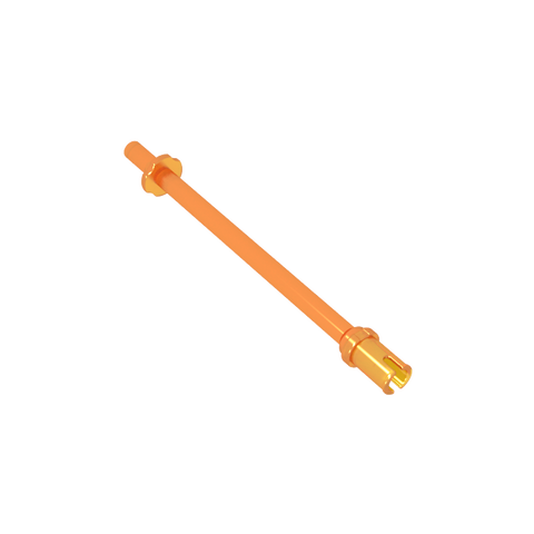 Gobricks,Bar 8L - Two Stop Rings/ One Pin, Technic Figure Ski Pole [Flat End],gds2019,2714