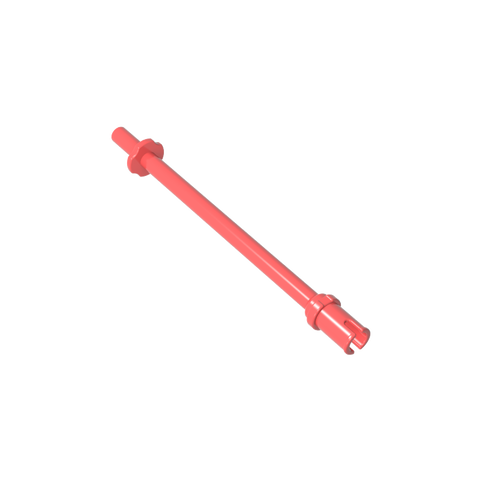 Gobricks,Bar 8L - Two Stop Rings/ One Pin, Technic Figure Ski Pole [Flat End],gds2019,2714