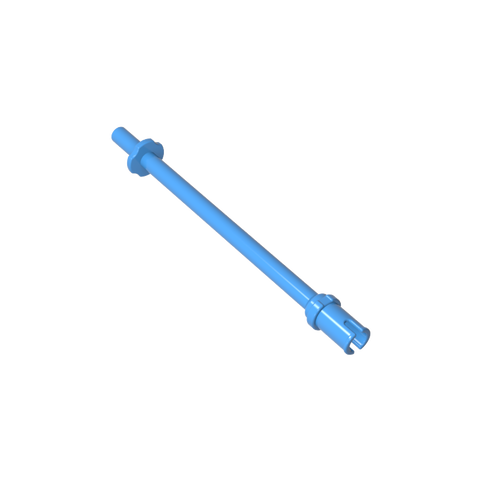 Gobricks,Bar 8L - Two Stop Rings/ One Pin, Technic Figure Ski Pole [Flat End],gds2019,2714