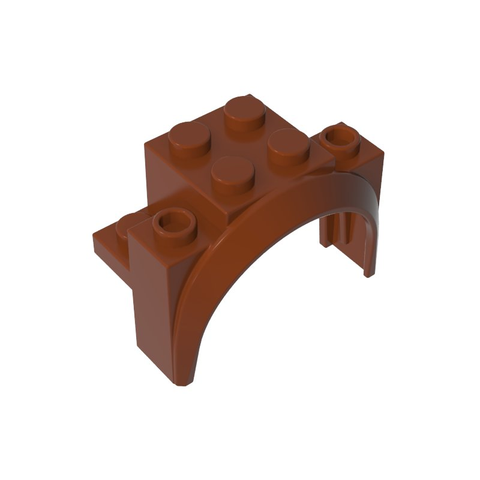 Gobricks,Wheel Arch, Mudguard 4 x 2 1/2 x 2 1/3,18974