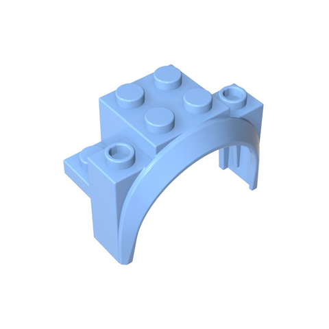 Gobricks,Wheel Arch, Mudguard 4 x 2 1/2 x 2 1/3,18974