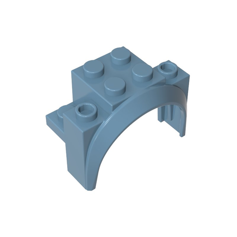 Gobricks,Wheel Arch, Mudguard 4 x 2 1/2 x 2 1/3,18974
