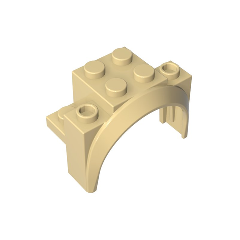Gobricks,Wheel Arch, Mudguard 4 x 2 1/2 x 2 1/3,18974