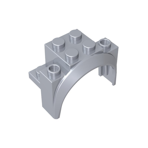 Gobricks,Wheel Arch, Mudguard 4 x 2 1/2 x 2 1/3,18974
