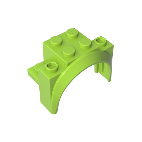 Gobricks,Wheel Arch, Mudguard 4 x 2 1/2 x 2 1/3,18974