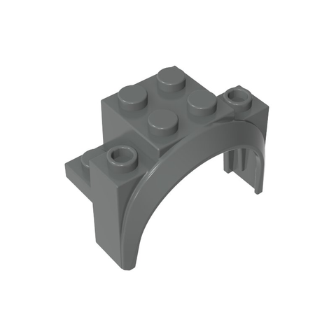Gobricks,Wheel Arch, Mudguard 4 x 2 1/2 x 2 1/3,18974