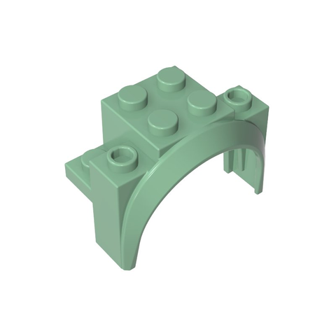 Gobricks,Wheel Arch, Mudguard 4 x 2 1/2 x 2 1/3,18974